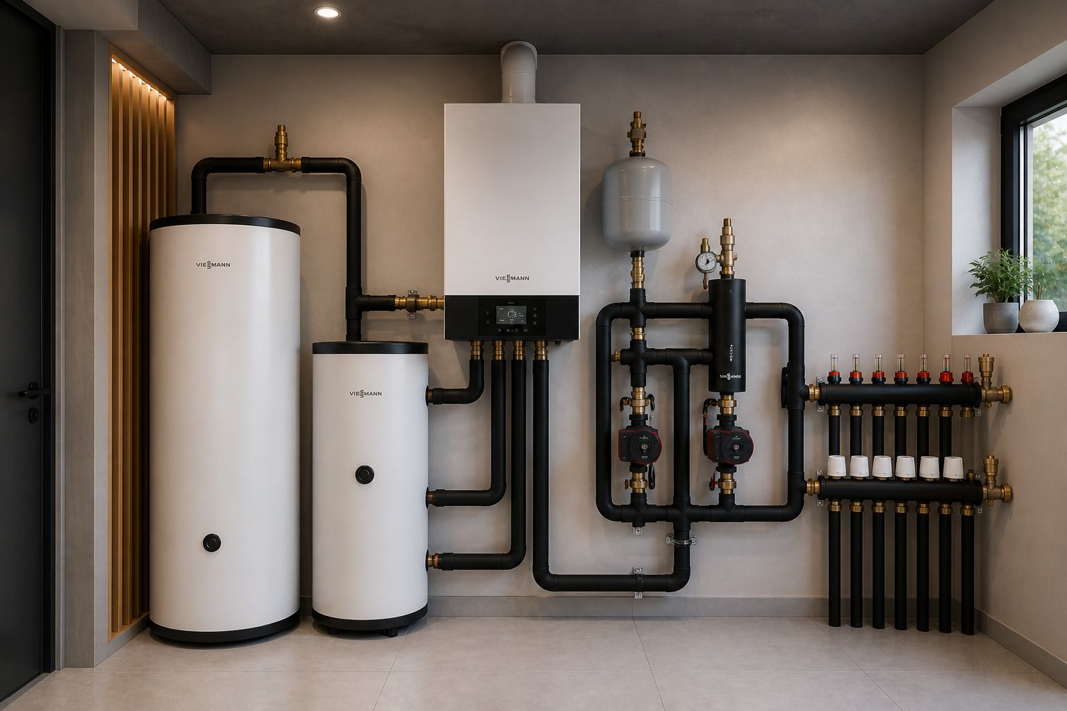 Pompe à chaleur air/eau + ballon thermodynamique (installation pour radiateur et plancher chauffant)
